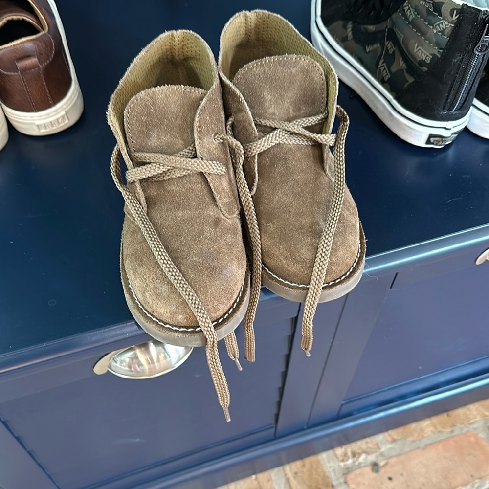 J. Crew Factory Brown Suede Kids Boots